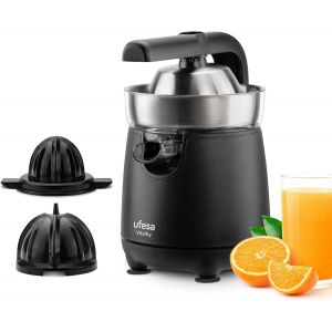 Vitality, Presse-Agrumes &Eacute;lectrique &Agrave; Bras, 120W, Versement Continu, Syst&egrave;me Anti-Goutte, Double Cone, Filtre En Acier Inoxydable, Bras Pour L'Extraction Du Jus, Sans Bpa, Noir Inox - Neuf