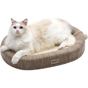 Subzonal-Grattoir Chat En Sisal, 61 Cm Griffoir Pour Chat Convient Aux Chats Jusqu'à 9kg, 3 En 1 Griffoir Chats Peut Être Utilisé Comme Grattoir & Lit Pour Chat, Avec Balle De Jeu, Brun - Neuf