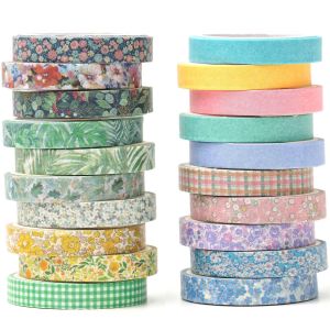 20 Rouleaux Mill&eacute;sime Washi Tape Set Maigre R&eacute;tro Ruban Adh&eacute;sif D&eacute;coratif Masking Tapes Pour Arts,Bullet Journal,Scrapbooking,Bricolage,Emballage (Nature) - Neuf