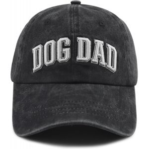 Ulteronixshop-Dog Dad Chapeaux Pour Hommes, Casquette De Baseball R&eacute;glable En Coton Brod&eacute; 3d Pour Amoureux Des Chiens - Neuf