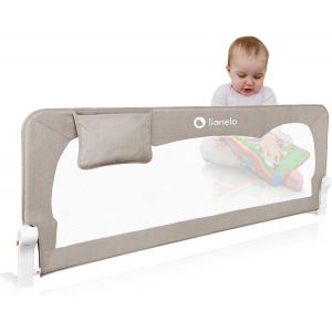 Ulteronixshop-Hanna Barri&egrave;re Lit Enfant 150 X 65 Cm Xl Barri&egrave;re De S&eacute;curit&eacute; Pliable Et Portable Cadre En M&eacute;tal Anti-Chute Barri&atilde;&iquest;Res De Lit Attach&eacute;e Avec Des Ceintures De S&eacute;curit&eacute; - Neuf