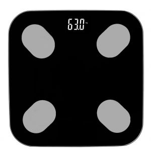 HJLIAN Balance de poids numerique electronique LCD, 180 kg, pour la maison, noire - Neuf