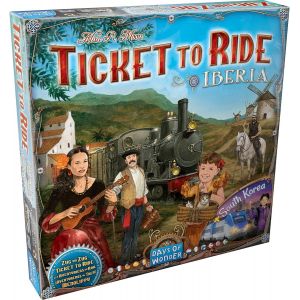 Play-Les Aventuriers Du Rail : Extensions Iberia & Coree Du Sud-Version Française-Jeu De Société Pour Enfants Dès 8 Ans-2 À 4 Joueurs-30 À 60 Min-A Jouer Avec Un Jeu De Base - - Neuf