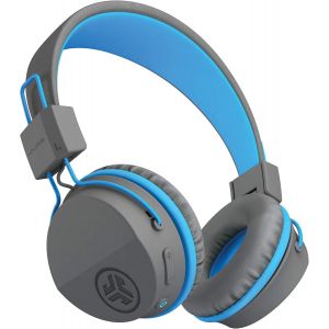 JBuddies Studio Casque Audio Bluetooth pour Enfant, Casque sans Fil Supra-Auriculaire Petite Taille avec 24 Heures de Batterie, Limiteur de Volume, Isolation Sonore et Micro (Violet) - Neuf
