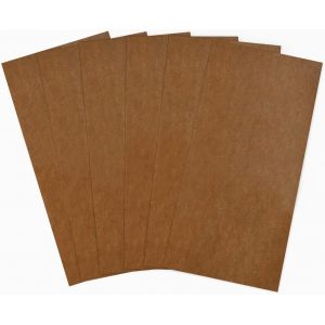 Tianyi-Cuir Végétalien,6 Feuilles De 10x21 Cm Pour 0.55 Mm D'épaisseur,Papier Lavable Aspect Cuir,Fabrication De Étiquettes Faites À La Main,Diy Pour Coudre, Bricoler, Etc.,Papier De Lavage - Neuf