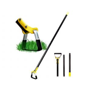 Houe De Jardin Hula En Acier Inoxydable Avec Manche R&eacute;glable Et T&ecirc;te Triangulaire - Neuf