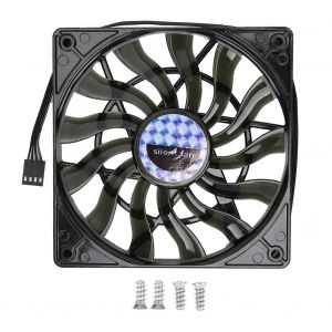 Ventilateur de refroidissement 12 V 4 broches silencieux pour processeur et chassis d'ordinateur de bureau - Neuf