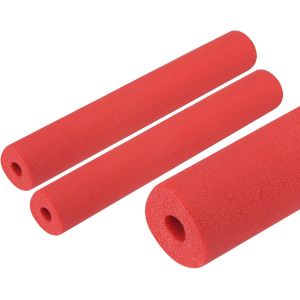 KALANKA-2Pcs 10"" Tuyau Isolation Tube Extérieur Tuyau Calorifuge 10mm(3/8 Pouce) ID 40mm OD Tube en Mousse pour Support de Poignée, Rouge - Neuf