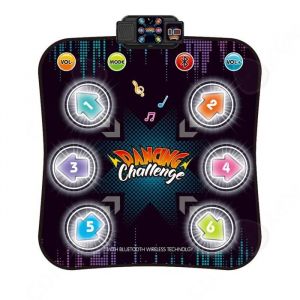 C Tapis de danse connexion bluetooth bouton avec lumi&egrave;re affichage LED convient aux enfants pliable facile &agrave; nettoyer Tapis De - Neuf