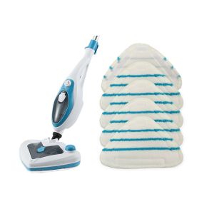 Lot de 5 lingettes de rechange en microfibre pour balai vapeur Maxkon 13-en-1 - Neuf