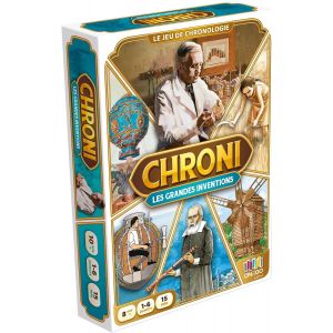 Eryi-Chroni - Les Grandes Inventions - On The Go Editions Jeu De Société - Jeu De Société Histoire - 1 À 6 Joueurs - Dès 10 Ans - D'autres Thèmes Existes - Apprendre En S'amusant - Neuf