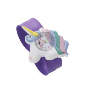 Montre Pour Enfant (Licorne Violette), Montre-Bracelet Étanche À Quartz Pour Enfant - Neuf