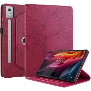 Tianyi-Coque Pour Lenovo Idea Tab Pro 12.7 Pouces 2025 Tb-373fu/375fc Étui Support Rotatif À 360 Degrés Pu Cuir Housse De Protection Avec Porte-Pencil Pour Lenovo Idea Tab Pro 12.7" 2025 Rouge - Neuf