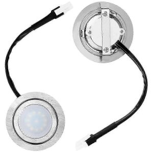 2 ampoules de hotte de cuisinière,hotte de cuisinière en acier inoxydable LED de remplacement de la lumière encastrée de la hotte de cuisine nouvelle édition - Neuf