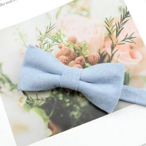 Ensemble De Noeuds Papillon Parent-Enfant En Daim Super Doux Pour Hommes Macarons Couleur Unie Design Classique Mignon Papillon Rouge Vert Bleu Rose Cravate--Kids 4 - Neuf