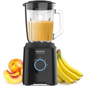 Blender &eacute;lectrique 1500 W &iquest; 1,5 L Verre Noir - Neuf