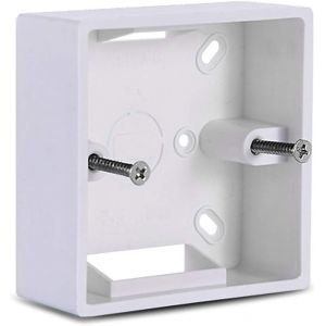 86X86 PVC &eacute;paississement bo&icirc;te de jonction Cassette de Montage Mural pour Interrupteur Prise Base Interrupteur bo&icirc;te inf&eacute;rieure bo&icirc;te &eacute;lectrique Accessoires - Neuf