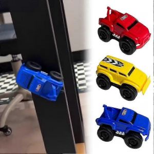 Children's Anti Gravity Wall Climbing Car Toy Car Inertia Magnetic Levitation-Rouge - Neuf