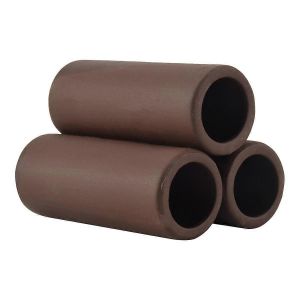 3 Pcs Abris En C&eacute;ramique Brune - Habitat Des Crevettes,Tube D'&eacute;levage,Grotte - Neuf