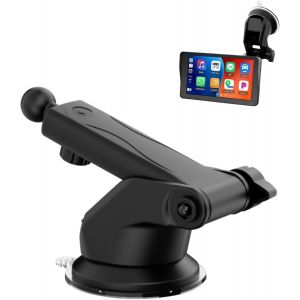 Support &agrave; ventouse pour GPS Garmin, joint &agrave; rotule universel de 17 mm, support flexible pour fen&ecirc;tre de voiture, support de t&eacute;l&eacute;phone pour tableau de bord - Neuf