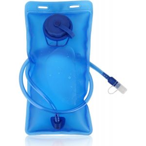 Eryi-Poche D'hydratation 2l Sans Bpa - Réservoir D'eau Portable Réutilisable Poche À Eau Pour Randonnée, Vélo, Trekking Et Camping - Neuf