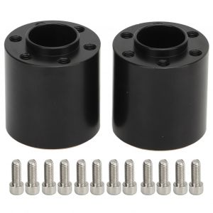 Roues à moyeu hexagonal en laiton, 2 pièces, chenille RC 1.9 2.2, adaptateur élargi pour Axial SCX10 Capra pour VS4 10 1/10 RC chenille 22mm/0,9 pouces - Neuf