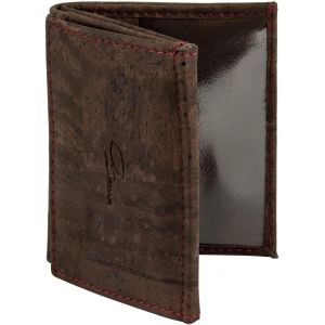 Senior-Porte-Monnaie En Li&egrave;ge, Vegan & Compact, Durable Avec Protection Rfid, Cartes, Poche Pour Billets & Monnaie Pour Femmes & Hommes (Marron)[L942] - Neuf