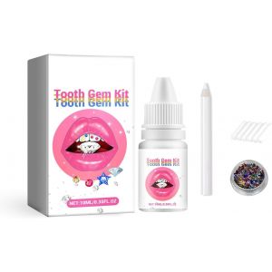 Kalanka-Kit Strass Dentaire, Kit Bijou Dent Bricolage, Bijoux Dentaire, Kit De Gemmes De Dents Pour D&eacute;butant, Bijoux Dentaire Gemmes Pour D&eacute;coration De Dents De Ongles, 06 - Neuf