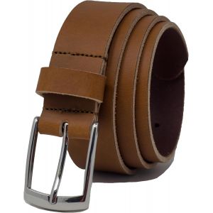 CAUC-Ceinture en cuir pleine fleur de 34mm avec boucle classique - Neuf