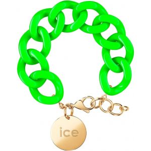 Eryi-Ice - Jewellery - Chain Bracelet Bracelet Mailles Xl Pour Femme Fermé D'une Médaille Dorée - Neuf
