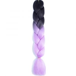 Extensions De Tresses Jumbo Box De 24 Pouces, Tresses Synthétiques À Faire Soi-Même Pour Enfants, Rose, Violet, Jaune, Gris - Neuf