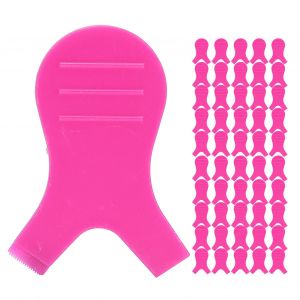 Lot De 50 Pinceaux A Cils En Forme De Y, Pour Extensions De Cils, Permanentes, Mascara, Violet - Neuf