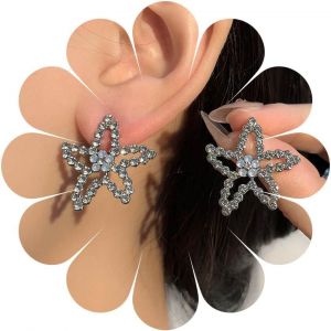 Kal-Boucles D'oreilles Étoile En Strass Boucles D'oreilles Étoile De Mer Boucles D'oreilles Étoile De Mer Boucles D'oreilles Étoile De Mer Boucles D'oreilles Étoile De Mer Boucles D'oreilles - Neuf
