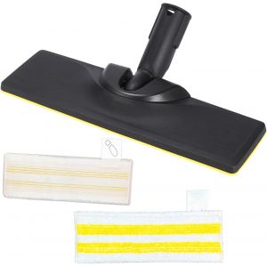 SUBZONAL-3 PCS Set Suceur de Sol pour Kärcher SC2, SC3, SC4, SC5 Nettoyeur Vapeur, JRISBO Accessoires de remplacement pour Kärcher Easyfix Nettoyeur Vapeur, 1 Buse de Sol et 2 Serpillère en Microfibr - Neuf