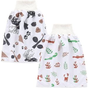 Chenquansarl-Jupe De Couche Enfant Couches-Culottes Anti-Fuite B&eacute;b&eacute;, Lot De 2 - Neuf