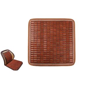 Coussin de si&egrave;ge auto universel rafra&icirc;chissant en bambou - Marron - Neuf