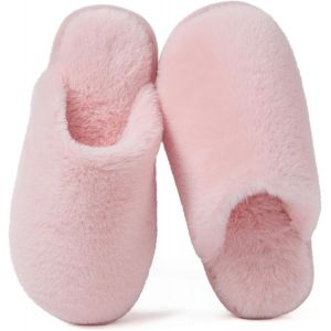 Kalanka-Chaussons Femme Homme Hiver Pantoufles Fourrés Chaud Confortable Antidérapants Souples Cozy Peluche Doublure Maison Douce - Neuf