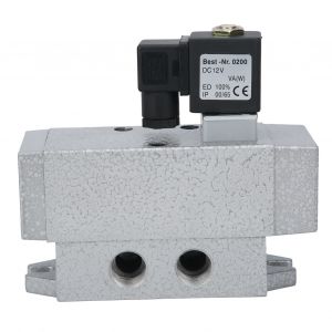 XYONG Electrovanne electrique G3/8 po, 2 positions, 4 voies, commande unique, Q24DH-10DC12V - Neuf