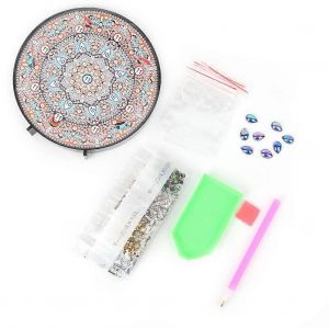 Bricolage Diamant Peinture Veilleuse Sp&eacute;cial Forme Mandala Diamant Peinture D&eacute;coration De La Maisonzxd031 - Neuf