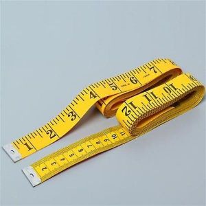 Mètre ruban souple 120 pouces (300 cm) avec double mesure, vinyle durable, facile à lire, idéal pour la couture et l'artisanat - Neuf