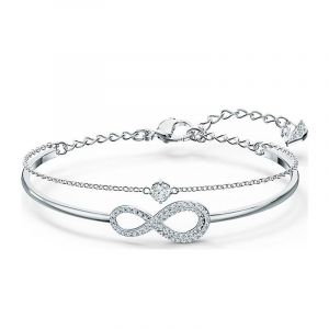 Bracelet Pour Femme,Bracelet Infini Ajustable Pour Femme,Bracelet Ami Cadeau Pour Maman,Argent - Neuf
