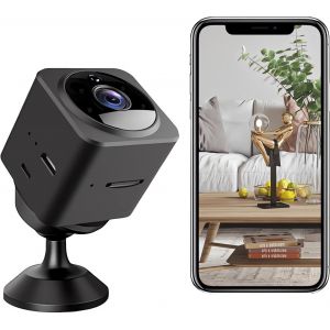 ChenQuanSarl-Mini Camera Espion,1080P Caméra De Surveillance Hd Wifi Sans Fil Caméra Surveillance Cachée Détection Mouvement & Hd Vision Nocturne,Audio Bidirectionnel - Neuf