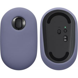 Coque Souris Compatible avec Logitech Pebble Mouse Coque - Housse de Protection pour Souris sans Fil en Silicone Semi Transparent - Neuf