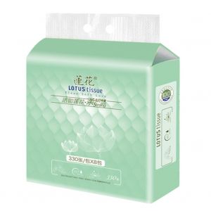 Hjlian Serviette De Toilette En Papier Hygienique Doux A 4 Couches En Pate De Bois Indigene Pour Salle De Bain Et Menage - Neuf