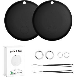 KAL-Air Tag, Localisateur D'Objets, Porte-Cl&eacute;s Compatible Avec Apple Find My (Ios Uniquement), Suivez Vos Cl&eacute;s, Portefeuille, Bagages, Sac &Agrave; Dos (2 Tag) - Neuf