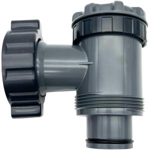 Vanne de entrée/Sortie pour Compatible avec Coleman,Intex,Bestway,Pompe de Filtre de Piscine Hors Sol,pièces de Rechange de Pompe de Piscine,pour Tuyau de 1-1/2 Pouces (Lot de 1,B) - Neuf
