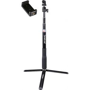 CAI-Selfie Stick Télescopique Avec Trépied Compatible Avec Gopro Hero 13/12/11/10/9/8/7/6/5/4/3+/3/Session/Hero Max/Hero 2018/Osmo Action,Sjcam,Akaso,Xiaomi Yi Et Téléphone Portable,Insta 360 - Neuf