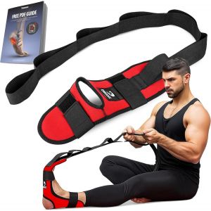 Asfasfq-Dmoose Étireur De Fascia De Yoga Avec Sangle De Yoga - Étirement Du Fascia, Mollet Et Du Pied Pour Fasciite Plantaire, Tension Musculaire, Blessure De La Cheville - Bande D'entraînement Muscl - Neuf