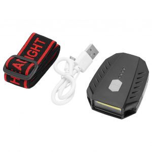 Lampe Frontale À Induction Étanche Rechargeable Stable Réglable Durable Portable Lampe Frontale De Pêchenoir - Neuf
