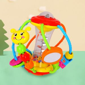 Bébé ballon d'exercice, puzzle ball, hochet, bébé saisir de la balle, hochet pour bébé - Neuf